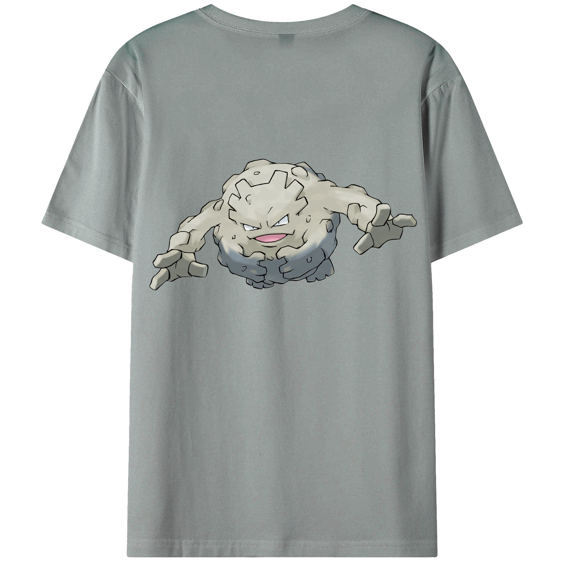（画像用） ポケットモンスター Pokémon 綿100％ メンズ半袖Tシャツ（バックプリント） 通気性